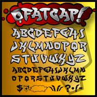 fatcap graffiti font