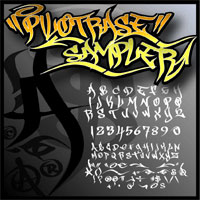 pilot rase graffiti font