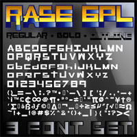rase gpl graffiti font