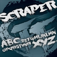 scraper graffiti font