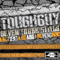 tough guy graffiti font